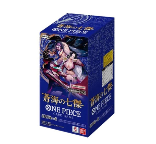One Piece TCG: The Seven Warlords of the Sea OP-14 (JAPANESE) [Sealed Booster Box 24 Packs]