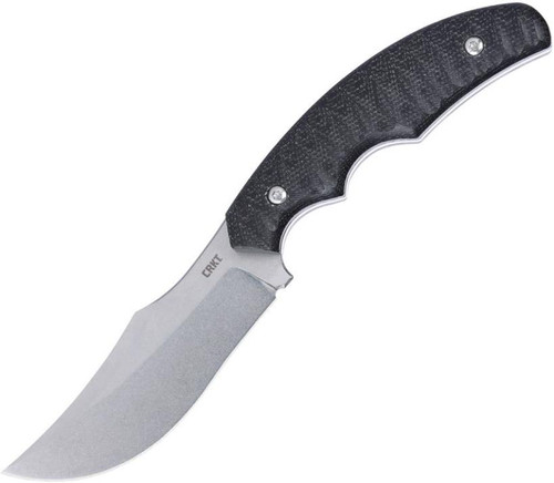 CRKT - Burrower Fixed Blade (3.63" Stonewash D2)