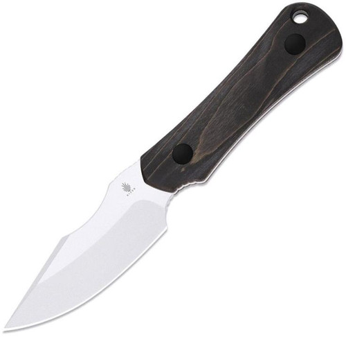 Bone (Stabilized Wood) Fixed Blade [3.23" Stonewashed AEB-L] Kizer Cutlery 1122A4