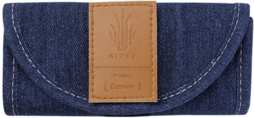 Kizer - (Denim) Knife Roll Carrying Case (Holds up to 6 Knives + 2 Pen)