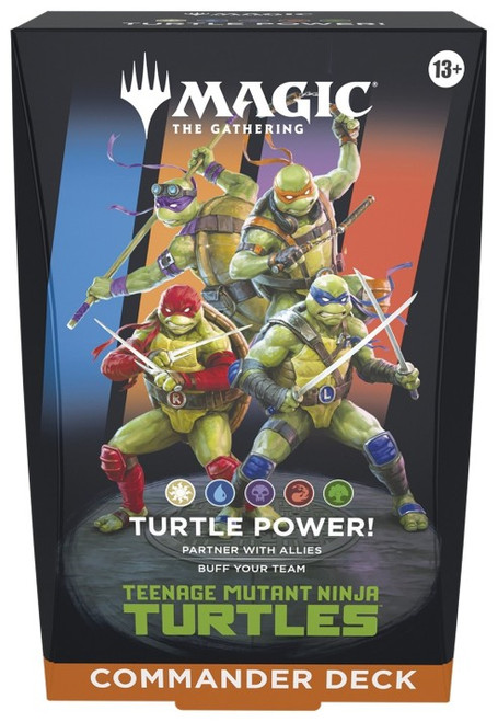 MTG: Teenage Mutant Ninja Turtle (Commander Deck) "Magic The Gathering" (1 Random Box)