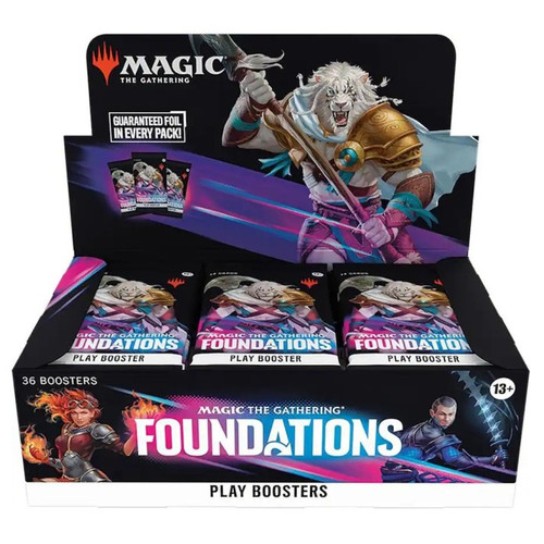 MTG: Foundations Play Booster (Sealed Display Box) 36 Packs "Magic The Gathering"