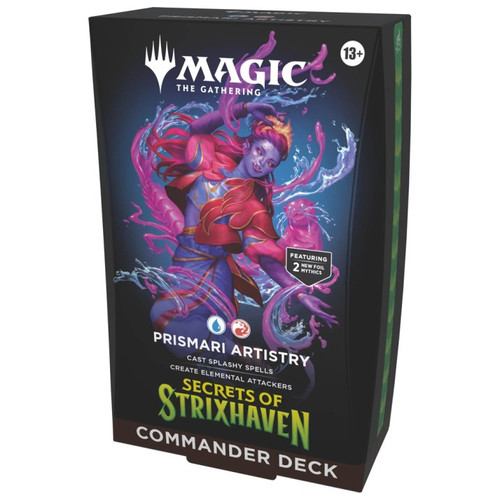 MTG: Secrets of Strixhaven (Commander Deck) Prismari Artistry "Magic The Gathering"