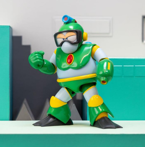 Action Figure - Mega Man (Bubble Man) Deluxe [Metal Die-Cast] 1:12