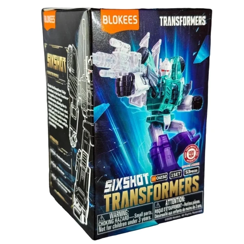 Blokees - Transformers Sixshot Transparent Version