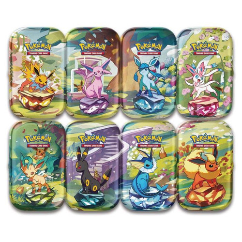 Pokemon TCG: Scarlet & Violet 8.5: Prismatic Evolutions Mini Tin (1 Random Tin)