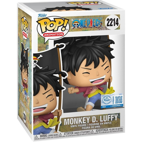 Funko Pop Monkey D. Luffy with Flag "One Piece" EE Exclusive [2214]