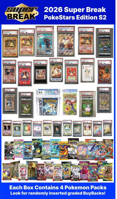 Pokemon TCG: Super Break PokeStars [SERIES 2] Edition Box (2026)
