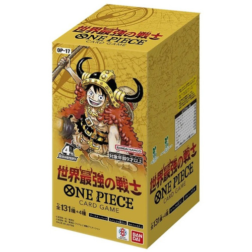 One Piece TCG: The World’s Strongest Warriors OP-17 (JAPANESE) [Sealed Booster Box 24 Packs]