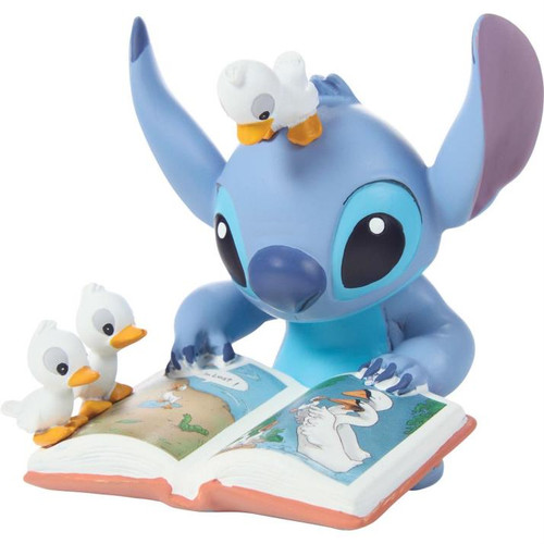 Disney - Stitch with Storybook Mini Figurine (Precious Moments)