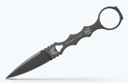 Benchmade SOCP Dagger (Tungsten Cerakote) Fixed Blade Knife (2.75" 440C Stainless Steel) 174GY