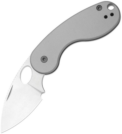 Microbe TSJ AirTi (Gray Aluminum) Slip Joint Pocket Knife [2.14" Stonewashed S35VN] Kizer Cutlery Ki2742TSJA1
