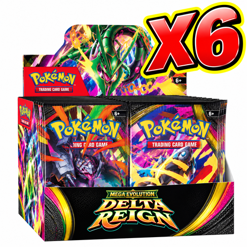 Pokemon TCG: Mega Evolution 6: Delta Reign [Sealed Case] 6 Boxes
