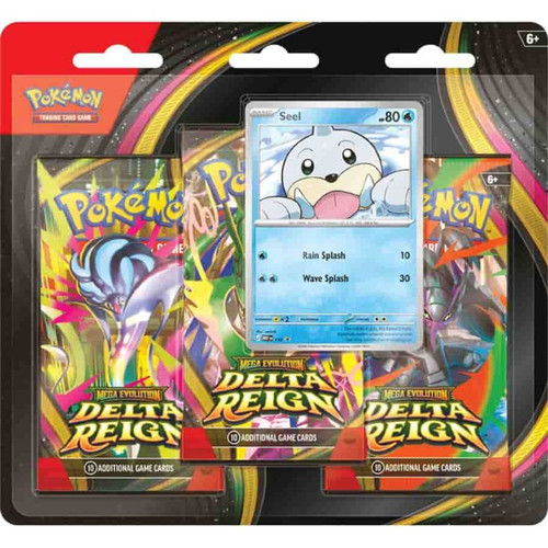 Pokemon TCG: Mega Evolution 6: Delta Reign 3-Booster Pack Blister (Random Pack of 1)