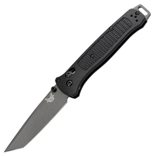 Benchmade Bailout Folding Knife AXIS Lock Black Grivory [3.38" Gray 3V] 537GY