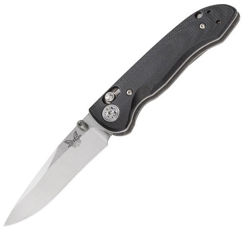 Benchmade Foray Manual Knife AXIS Lock Black G-10 [3.24" Satin S20V] 698