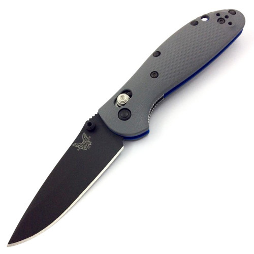 Benchmade Mini Griptilian Pardue Folding Knife AXIS Lock Gray G-10 [2.91" Black 30CV] 556BK-1