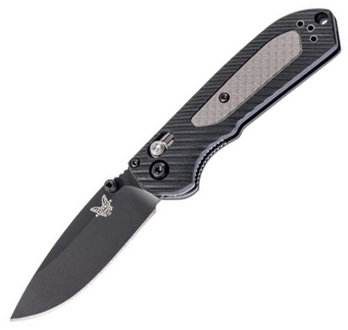 Benchmade Mini Freek Folding Knife AXIS Lock Black Nylon [3.00" Black S30V] 565BK