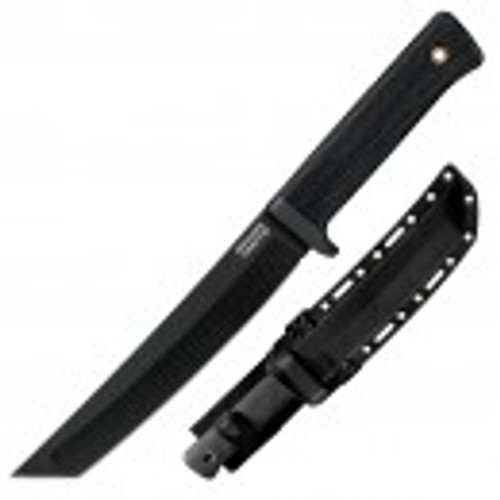 Cold Steel Recon Tanto Fixed Blade Knife Black Kray-Ex [7.00" Plain Black] Tanto 49LRT