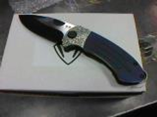 Medford Theseus Manual Knife Frame Lock Purple Titanium [3.625" Plain Satin D2] MK040STQ-37A2SSCS-BN