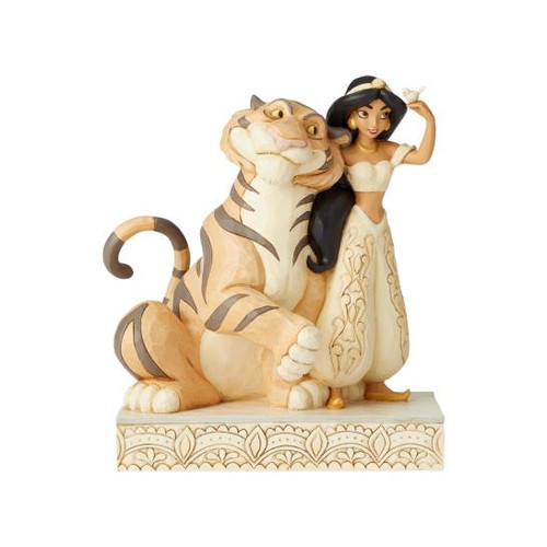 Disney Aladdin Jasmine & Rajah White Woodland Statue Jim Shore