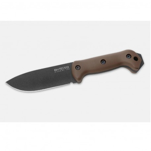 Ka-Bar Companion Fixed Blade Knife Brown Zytel [5.25" Plain Black] Drop Point BK2