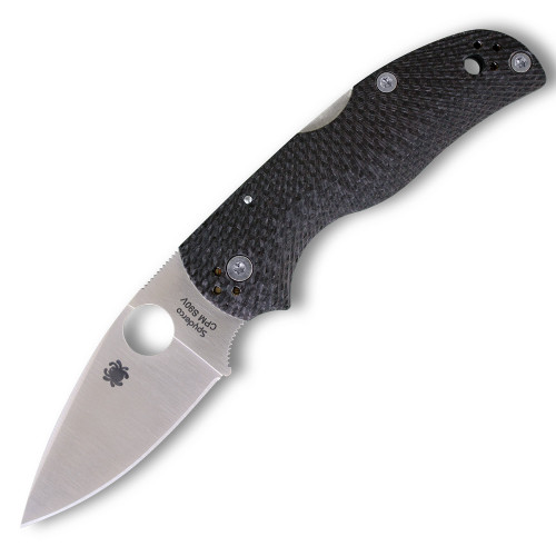 Spyderco Native 5 Folding Knife Lockback Black Carbon Fiber [3.00" Satin S90V] C41CFFP5