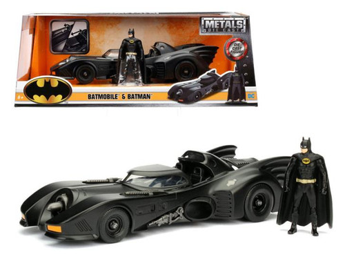 Model Car - 1:24 DC Comics - 1989 Batmobile & Batman
