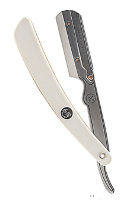 Parker - (WHITE) Barber/ Straight Safty Razor