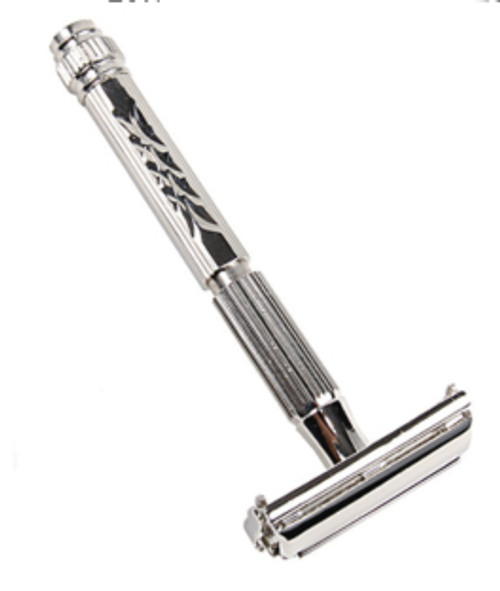 Parker - Butterfly Open, Crystal Pattern Handle, Safty Razor