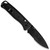 Benchmade Bugout (Serrated) Folding Knife AXIS Lock Black CF-Elite [3.24" Black S30V] 535SBK-2
