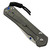 CRK Large Sebenza 31 Plain, Sandblasted Titanium [3.61" Stonewashed MagnaCut] L31-1000