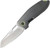 CRKT Sketch Manual Knife Frame Lock Gray Stainless Stell [2.75" Satin 8Cr13MoV] Sheepsfoot 2550