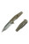 Defcon Radioactive Manual Knife Frame Lock Bronze Titanium [3.25" Plain Stonewash D2] TF3333