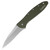Kershaw Leek Spring Assisted Knife OD Green Aluminum [3.00" Bead Blast 14C28N] Wharncliffe 1660OL