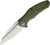 Kershaw Natrix Spring Assisted Knife OD Green G-10 [3.25" Stonewash 8Cr13MoV] 7007OL