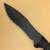 Spartan Knives Ronin Shinto Fixed Blade Knife Black Micarta [5.75" Black S35VN] Recurve SB47BKBKKYBK
