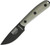 ESEE 3 Fixed Blade Knife Tan Micarta [3.625" Plain Black] Drop Point 17706