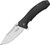 Kershaw Wire Spring Assisted Knife Black Carbon Fiber/G-10 [3.25" Satin 8Cr13MoV] Clip Point 1337X