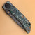 Spartan Knives Special Edition Harsey Oculus Manual Knife Frame Lock Dark Green Titanium [3.95"  Acid Etched Damascus] Drop Point SF5CUSTOMCNDAMOCULUSGR