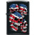 Flag Skulls Zippo