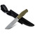 Benchmade Leuku Fixed Blade Knife Santoprene [5.19" Satin CPM-3V] 202
