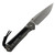 CRK Large Sebenza 31 Knife (Bog Oak Inlay)  [3.61" Stonewash CPM Magnacut] Drop Point L31-1100