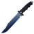 Hunting Knife (BLUE) Two Tone  13.5"