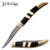 Elk Ridge Toothpick BK Pakkawood/ WT Bone Inlay Folding knife