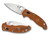 Spyderco Manix 2 (Sprint Run) Folding Knife (Sprint Run) Ball Bearing Lock  Orange FRCP  [3.40" Satin REX 45] C101PBORE2