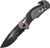 S&W Rescue Folding Knife Black Aluminum [3.25" Black 8Cr13MoV]