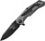 S&W M&P M.20 U.G. Spring Assisted Knife Liner Lock Gray Aluminum [3.00" Black Plain]
