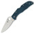 Spyderco Endela Lightweight Folding Knife Blue FRN [3.41" Satin K390] C243FPK390