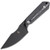 Kizer Harpoon Fixed Blade Knife Black Micarta [3.94" Plain Black] Drop Point 1040